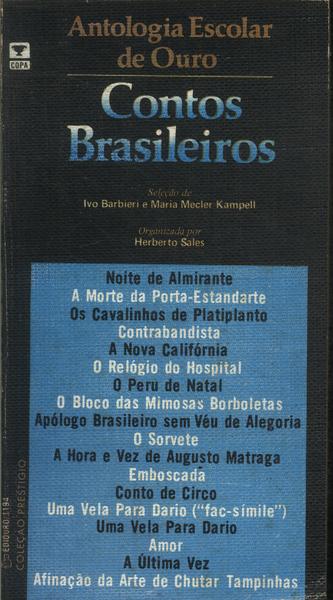 Antologia Escolar De Ouro: Contos Brasileiros