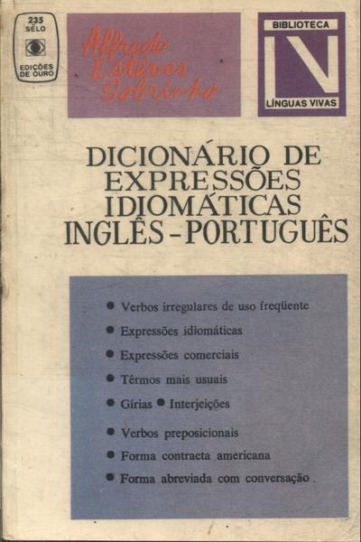 Dicionário De Expressões Idiomáticas Inglês-português (1970)