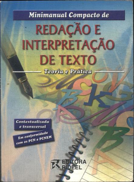 Minimanual Compacto De Redação E Interpretação De Texto (2003)