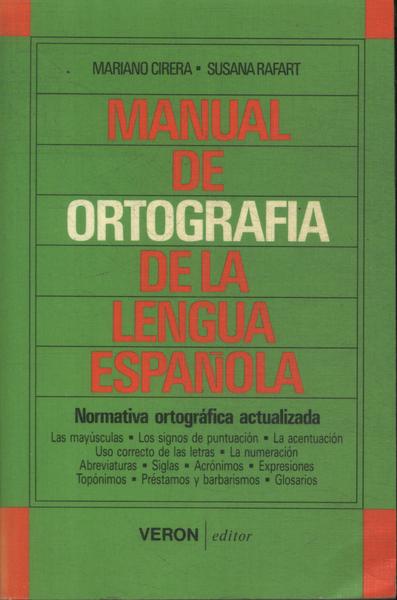 Manual De Ortografia De La Lengua Española (1995)