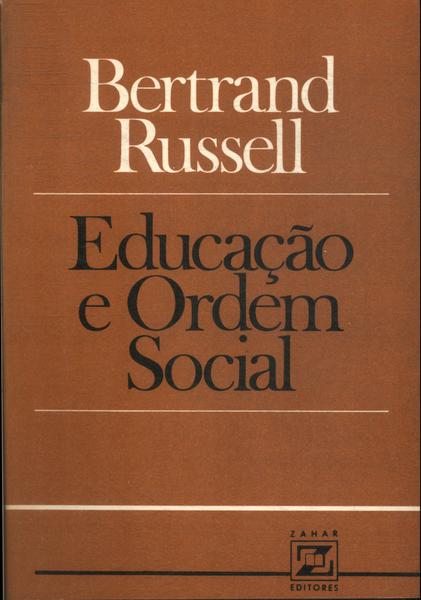 Educação E Ordem Social