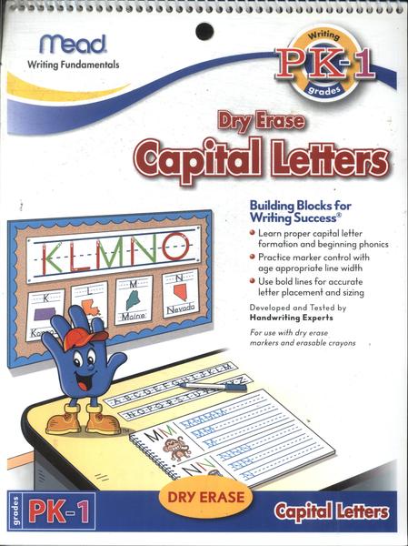 Dry Erase Capital Letters