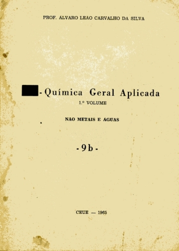 Química Geral Aplicada (1º Vol. )