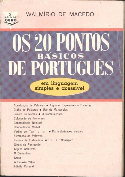 Os 20 Pontos Básicos de Português