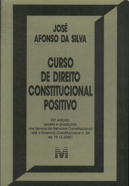 Curso De Direito Constitucional Positivo