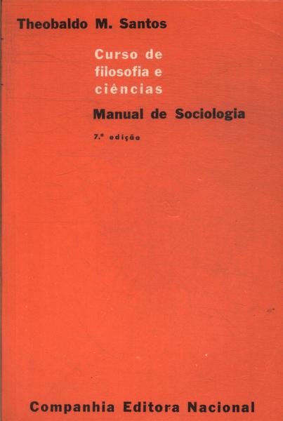 Manual De Sociologia