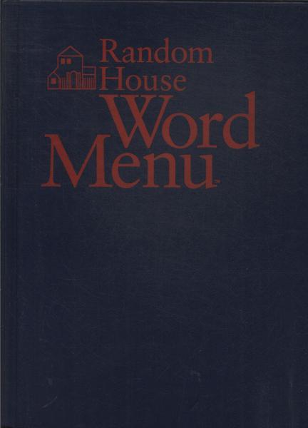 Random House Word Menu (1992)
