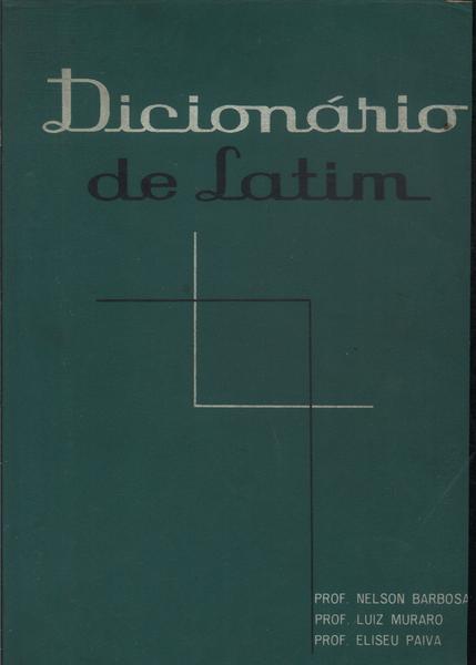 Dicionário De Latim (1975)