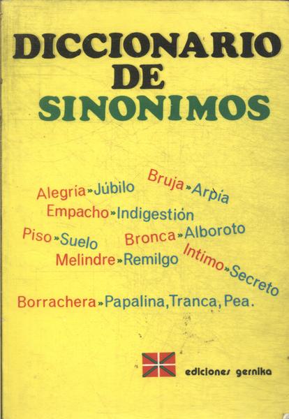 Diccionario De Sinónimos (1986)