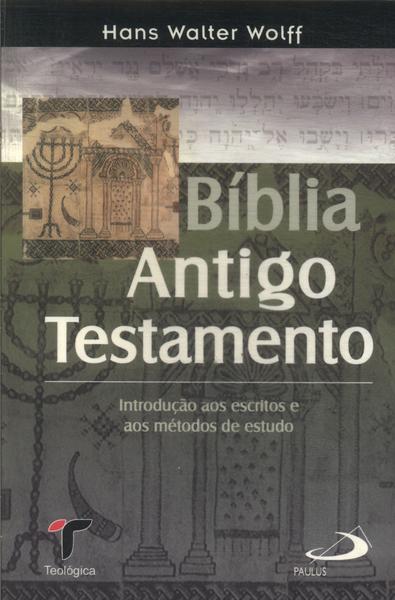 Bíblia: Antigo Testamento - Hans Walter Wolff - Traça Livraria e Sebo
