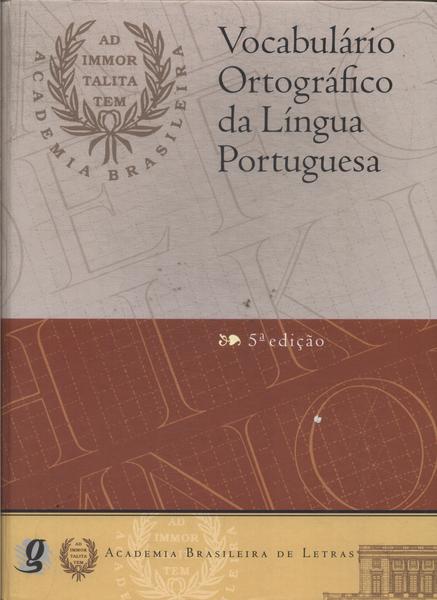 Vocabulário Ortográfico Da Língua Portuguesa (2009)