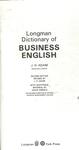 Longman Dictionary Of Business: English (1989)