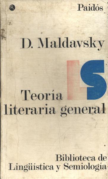 Teoría Literaria General