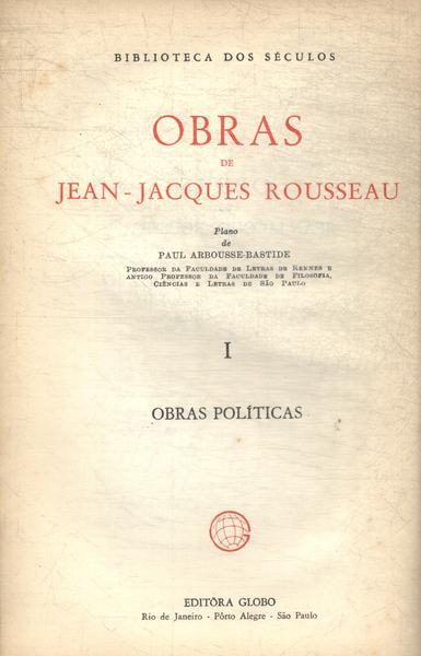 Obras De Jean-jacques Rousseau Vol 1