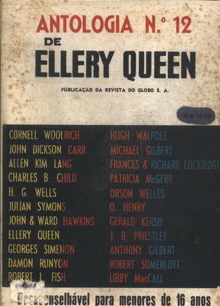 Antologia De Ellery Queen Nº 12