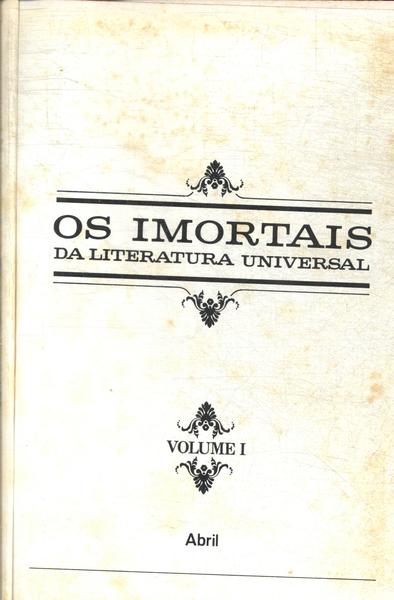 Os Imortais Da Literatura Universal Vol 1