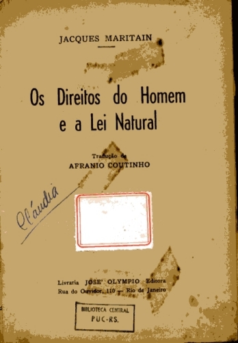 Os Direitos do Homem e a Lei Natural