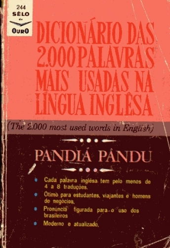 Dicionário das 2.000 Palavras Mais Usadas na Língua Inglesa