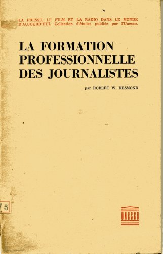 La Formation Profissionelle des Journalistes