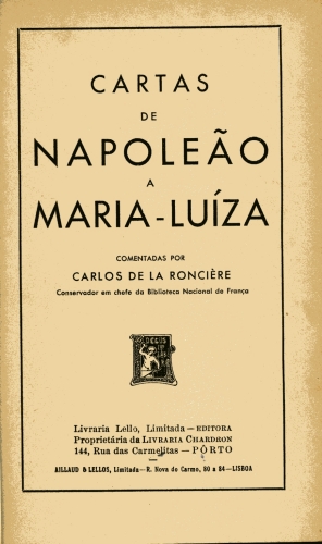 Cartas de Napoleão a Maria-Luíza