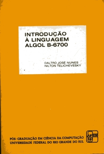 Introdução à Linguagem Algol B-6700