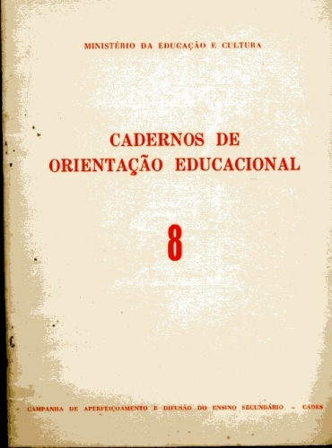 Diretrizes para a Orientação Educacional nas Escolas Médias