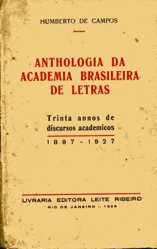 Discursos Acadêmicos - Academia Brasileira de Letras