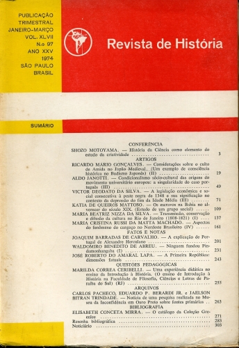 Revista de História (número 97)