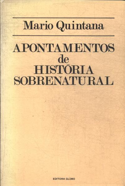 Apontamentos De História Sobrenatural