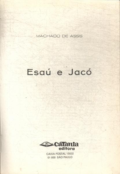 Esaú E Jacó