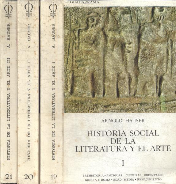 Historia Social De La Literatura Y El Arte (3 Volumes)