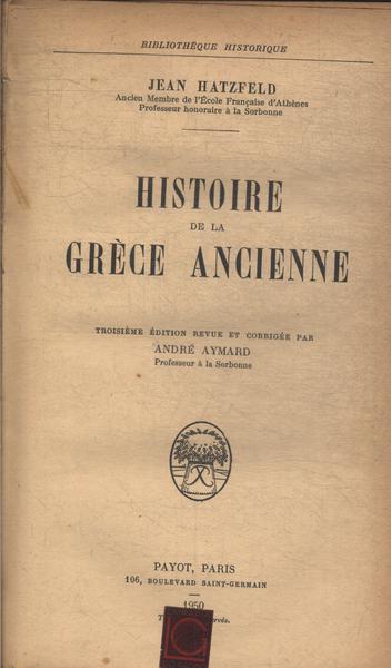 Historie De La Grèce Ancienne