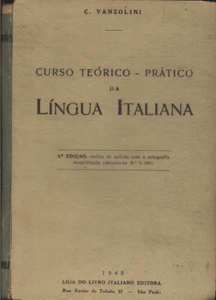 Curso Teórico-prático Da Língua Italiana (1949)