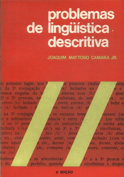 Problemas De Lingüística Descritiva (1973)