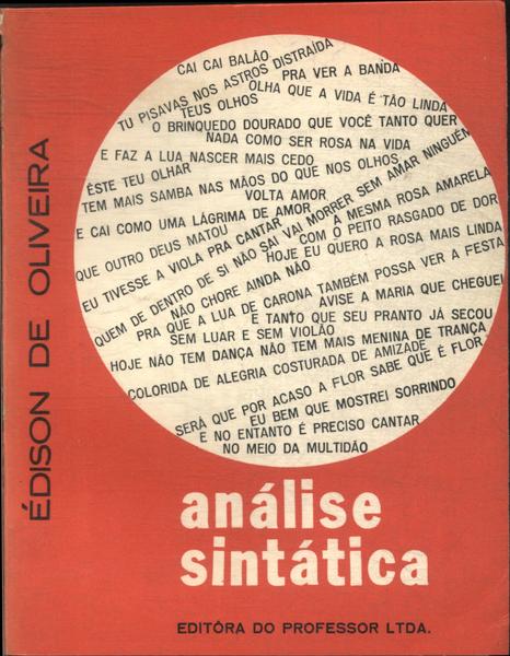 Análise Sintática (1969)