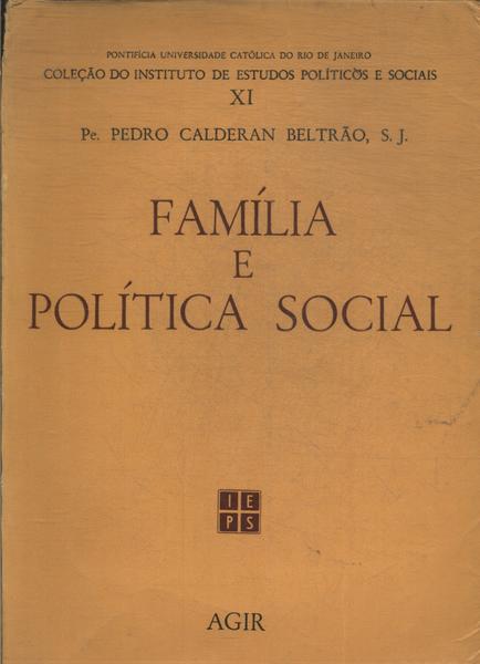 Família E Política Social