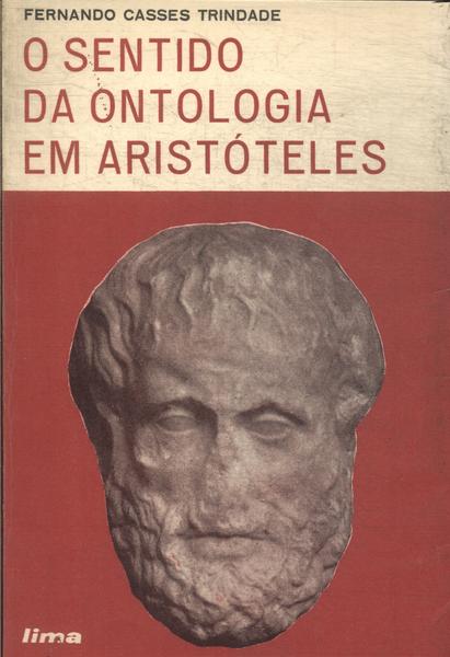 O Sentido Da Ontologia Em Aristóteles