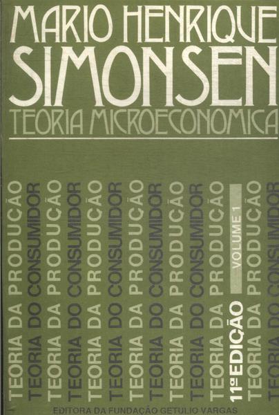 Teoria Microeconômica Vol 1