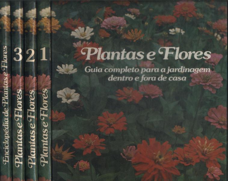 Enciclopédia De Plantas E Flores (4 Volumes)
