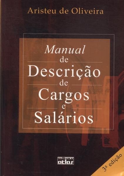 Manual De Descrição De Cargos E Salários