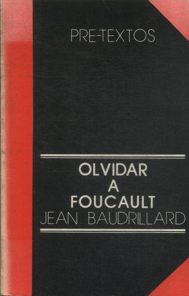 Olvidar A Foucault