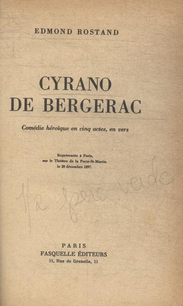 Cyrano De Bergerac