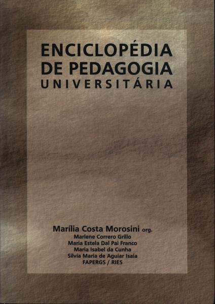 Enciclopédia De Pedagogia Universitária