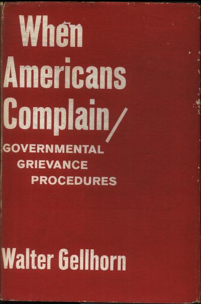 When Americans Complain