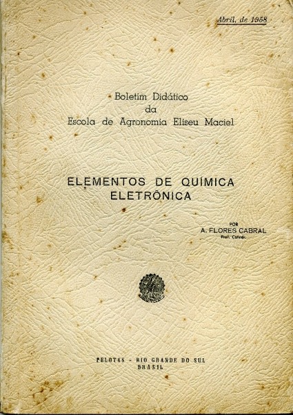 Elementos de Química Eletrônica - Autografado