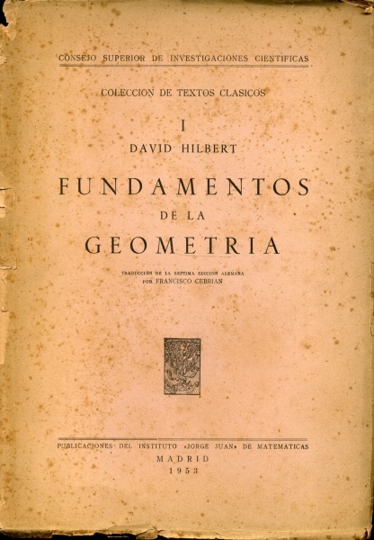 Fundamentos de la Geometria