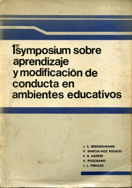 1º Symposium sobre Aprendizaje y Modificación de Conducta en Ambientes Educativos