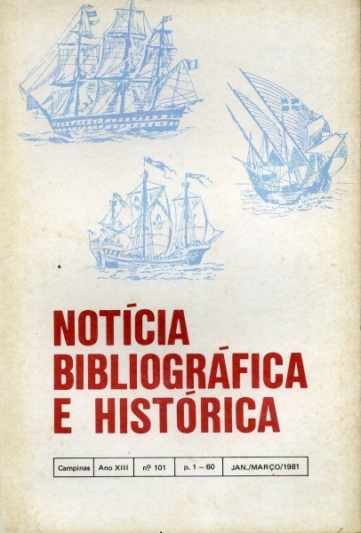 Notícia Bibliográfica e Histórica (Ano XIII, nº 101)