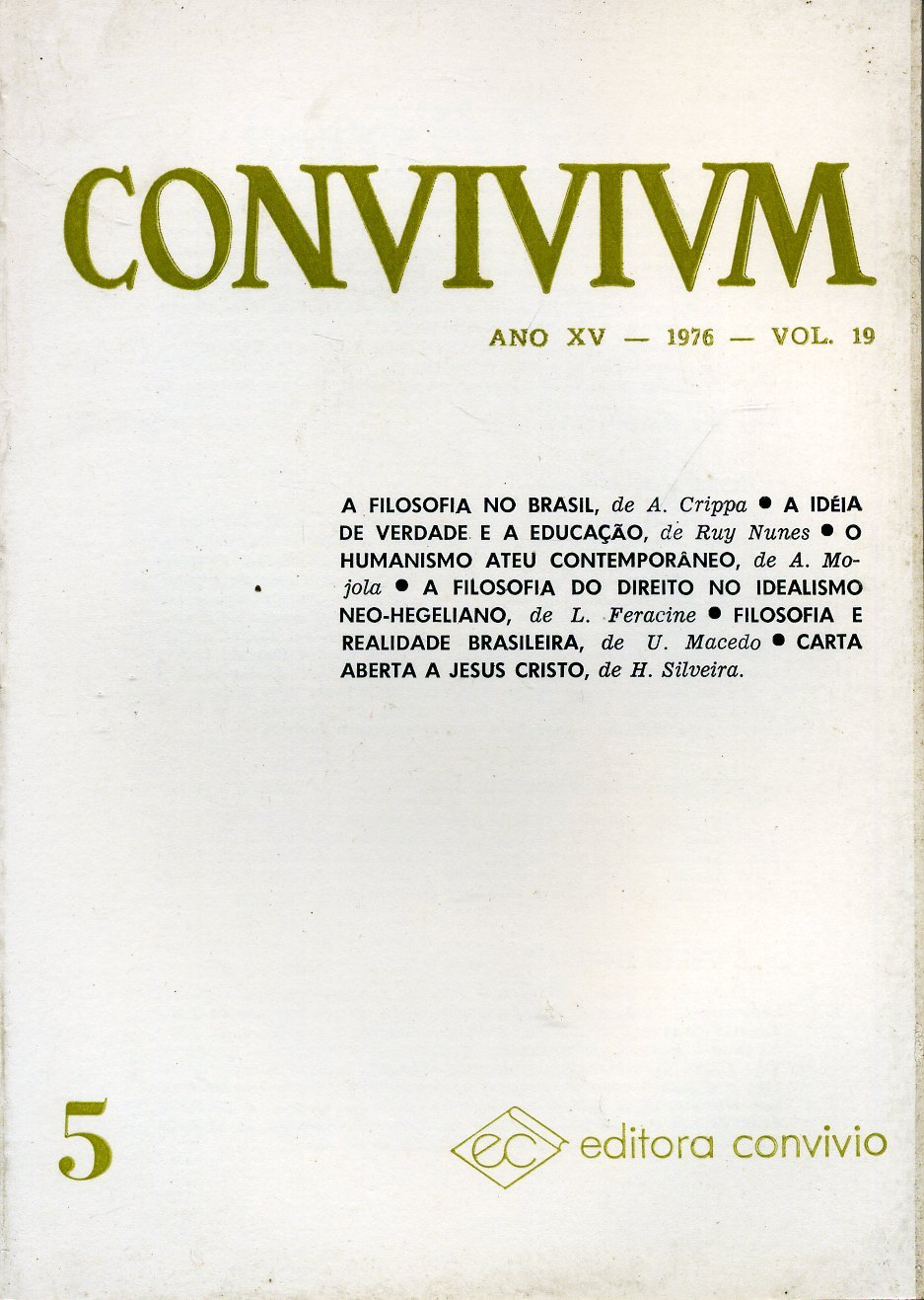 Convivium (Vol. 19)