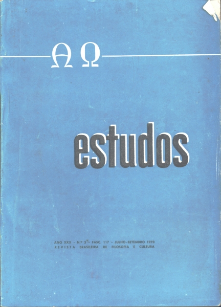 Estudos (Julho-Setembro 1970)